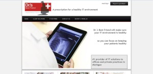 Screen shot of Doctors Best Friend website